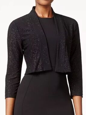 Calvin Klein Open-Front Sparkle Cardigan Size Extra Large